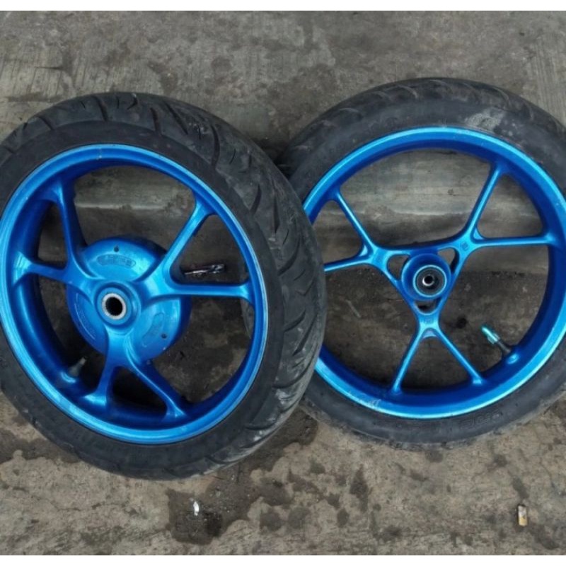 velg pelek depan belakang Yamaha lexi pnp aerox original