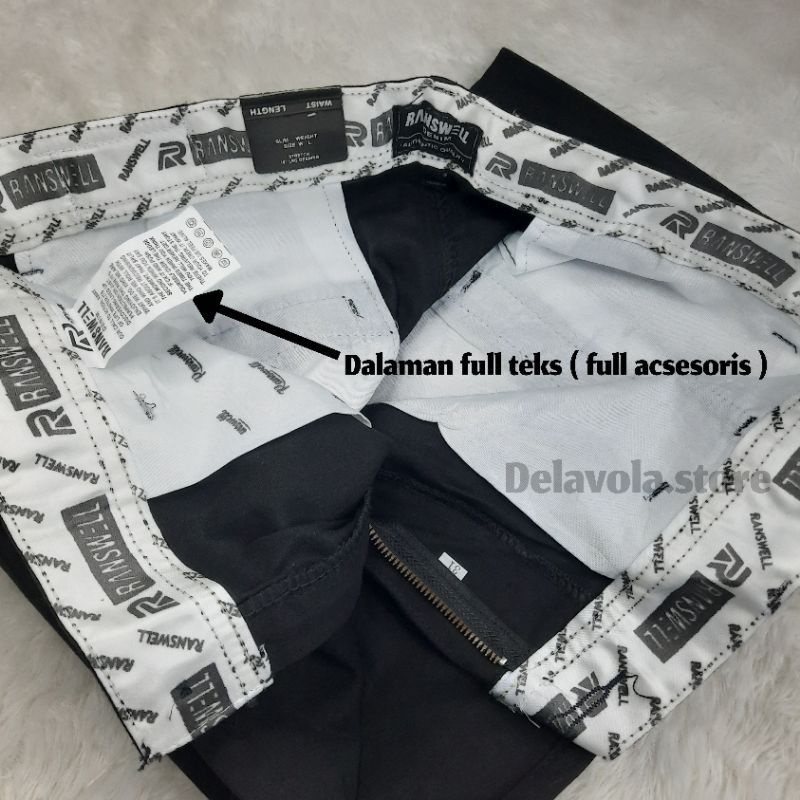 CELANA PANJANG PRIA CHINO RANSWELL LIMITED EDITION