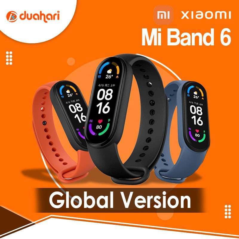 Xiaomi MiBand 6 AMOLED Mi Band 6 Smartwatch Smartband SpO2 ORIGINAL - Global Version