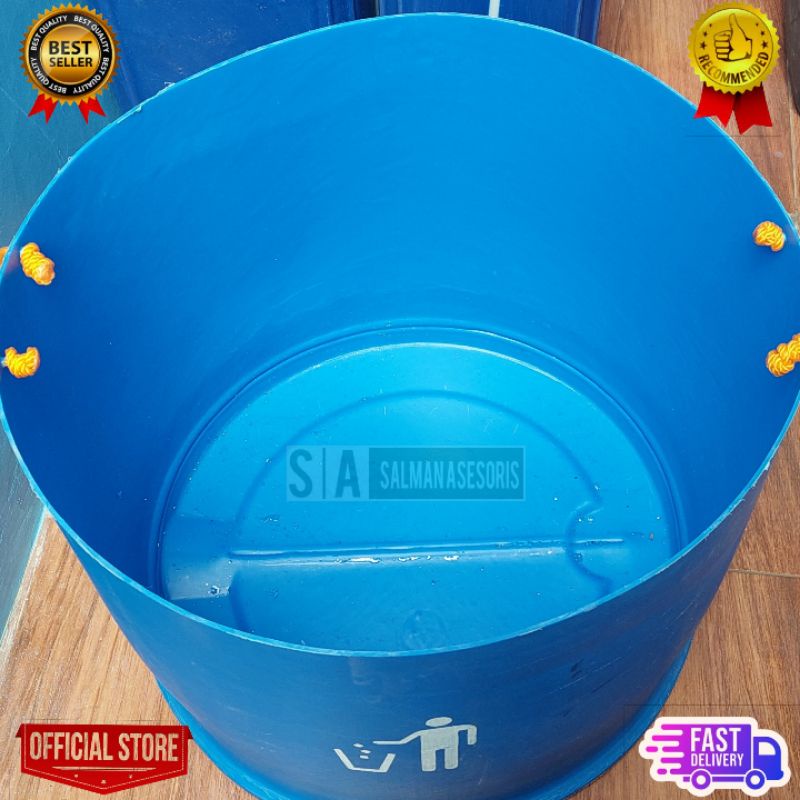 Drum Tong Plastik Tempat Sampah 100 Liter