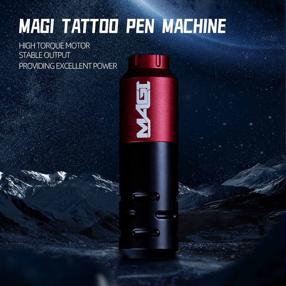 Mesin Tato Pena, Pistol Tato Profesional, Mesin Tato Permanen untuk Mesin Tato Rotor Mini Jack RCA