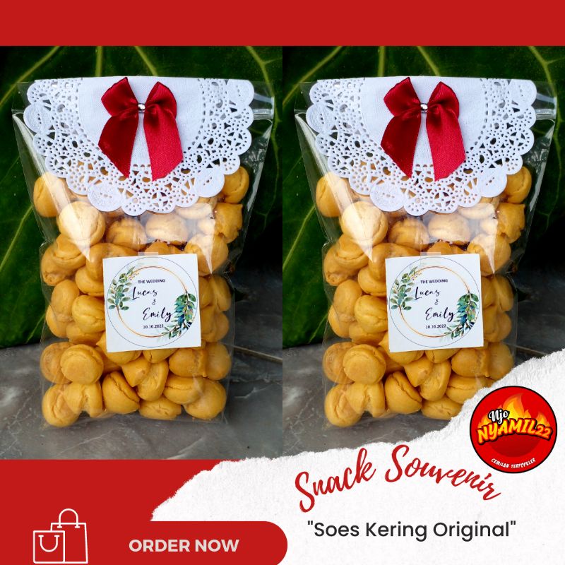 Souvenir Wedding Pernikahan /Soes Kering / Snack Souvenir Murah/Jajan Asul-Asul/ Souvenir Baby New B