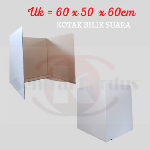 

Terlaris Kotak Kardus Karton Bilik Suara Uk.50X60X50Cm Double Wall