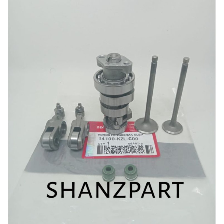 Paket Noken As + Pelatuk Klep + Klep Set + Sil Klep Beat FI Scoopy FI Spacy FI (Starter Kasar)