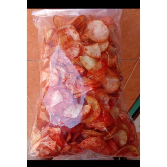 

CEMILAN KERIPIK SINGKONG PEDAS MANIS 500GRAM