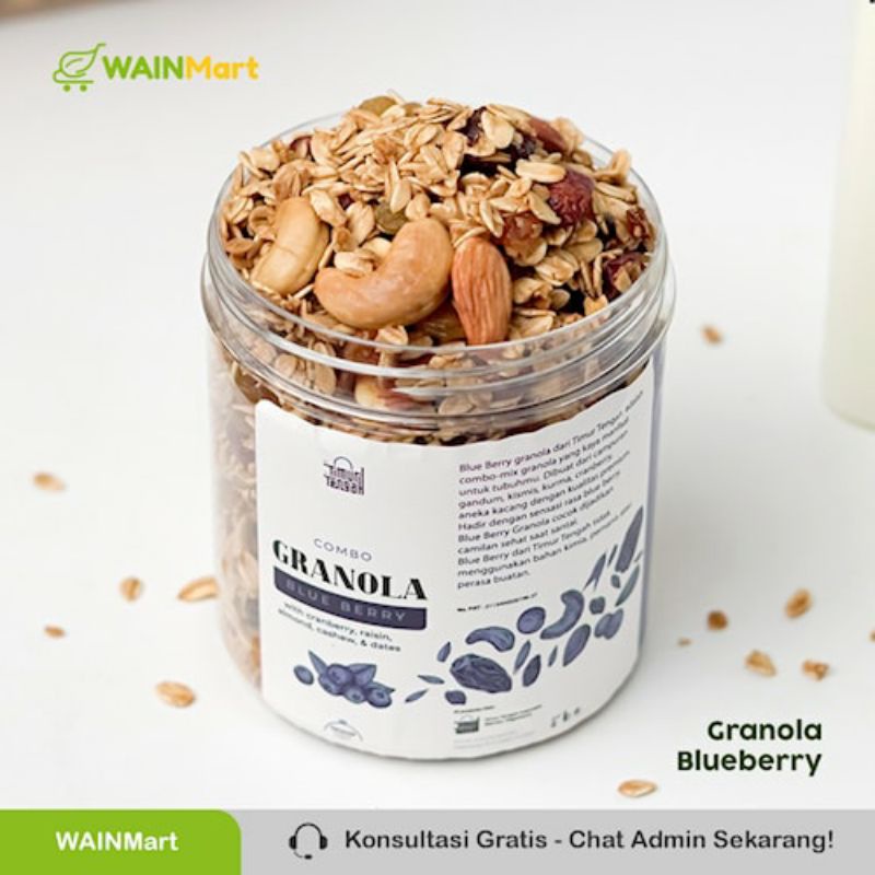 

Granola Timur Tengah [BLUEBERRY] - Sereal Sarapan Makanan Sehat