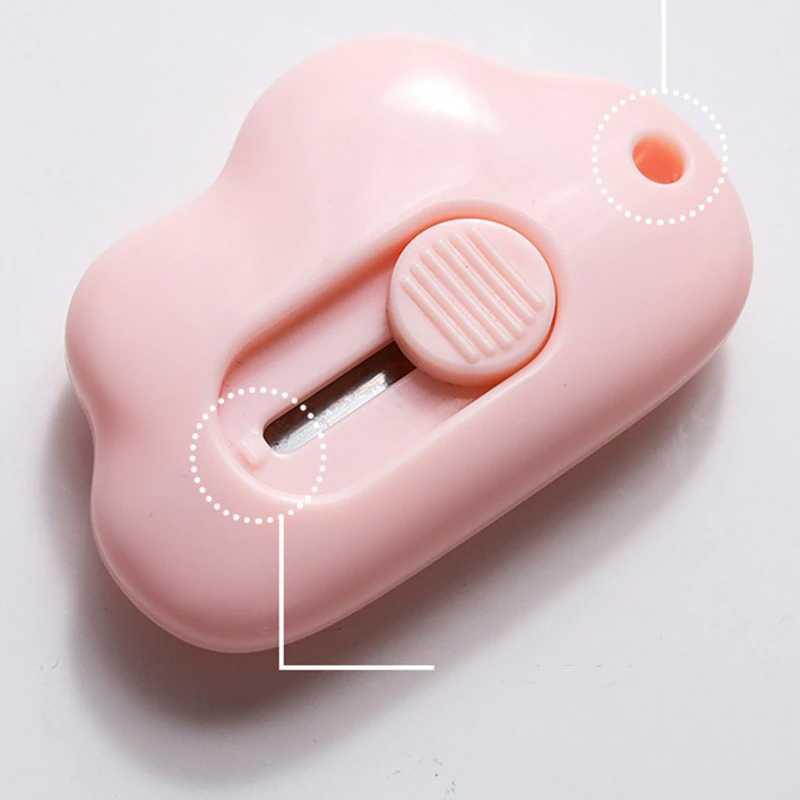 Oule Pisau Cutter Mini Pemotong Kertas Desain Cloud L-6100