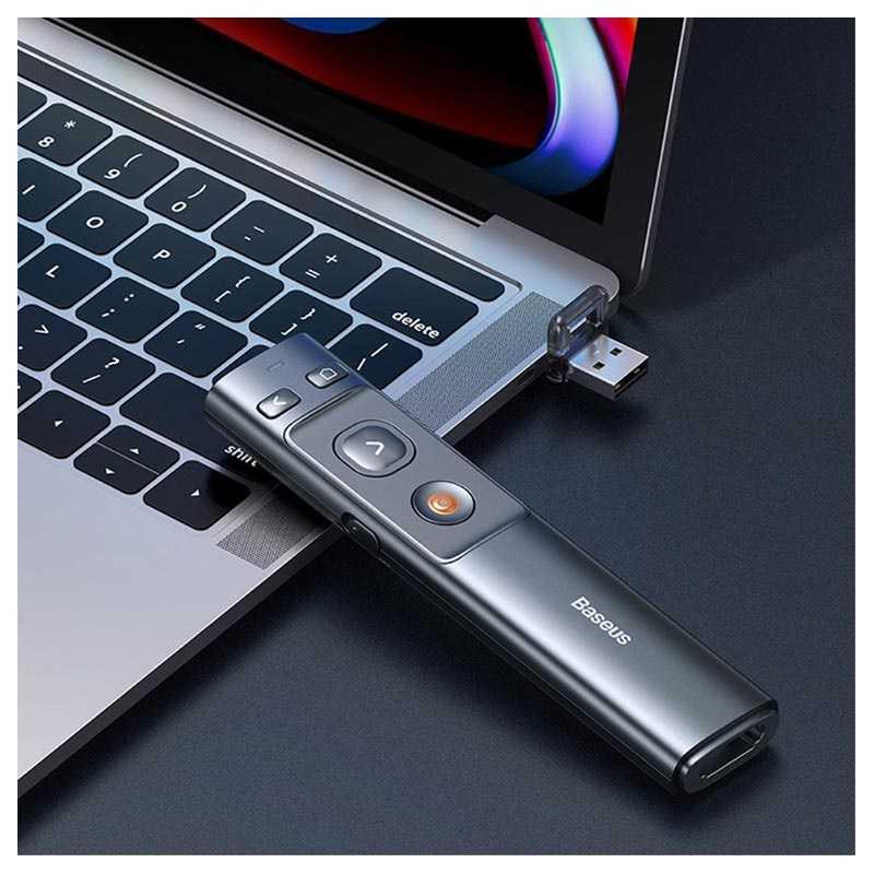 Baseus Orange Dot Wireless Laser Pointer Red Light USB Type C 2.4GHz ACFYB-0G Waterpass Laser Waterpass Laser Perkakas Tukang Kayu Perkakas Tukang Kayu Laser Pcp Laser Pcp Senter Dan Laser Senter Dan Laser Laser Murah Laser Murah Printer Laser Warna Print