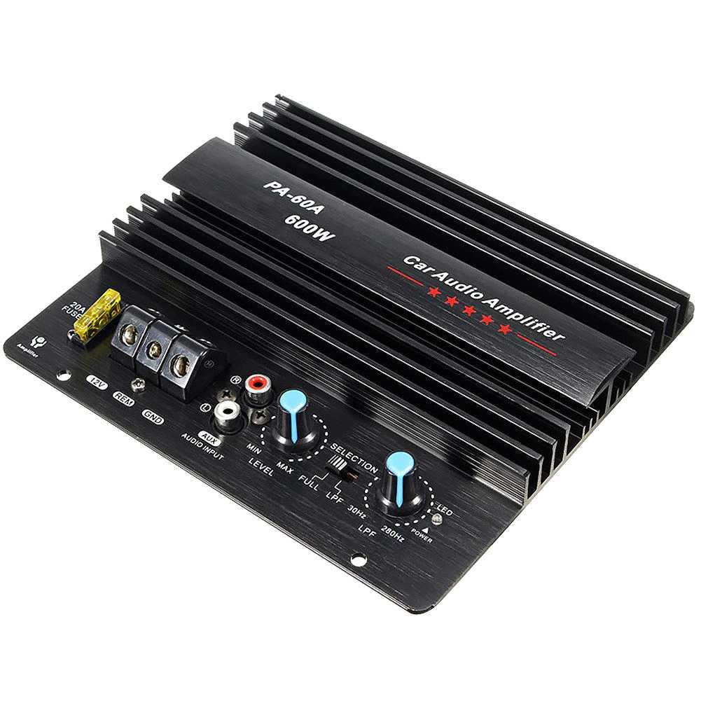 Woopower Mono Car Audio Amplifier Board Bass Subwoofer 600W A-60A