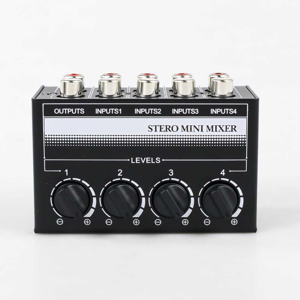 STERO Professional Ultra-Compact Mini Mixer Amplifier 4 Channel X400
