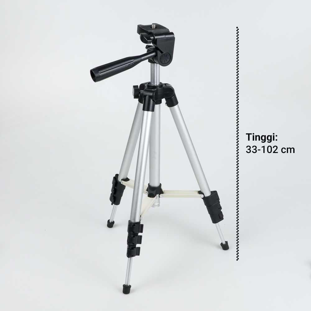 NUNUPHO Tripod Kamera Profesional with Bluetooth Shutter 110