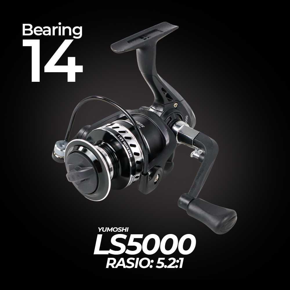 YUMOSHI Reel Pancing Spinning Fishing Reel 14 Ball Bearing 5.2:1 Pancing Reel Power Handle Ril Pancing Reel Pancing Power Handle Pancing Casting Rell Pancing Power Handle Casting Reel Pancing Mini Reel Casting Reel Baitcasting Real Pancing Power Handle