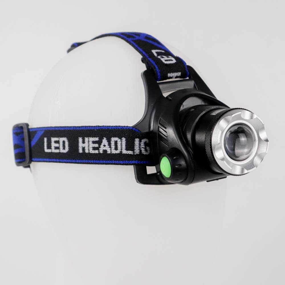 TaffLED High Power Headlamp LED Cree XML T6 + Charger - 568D