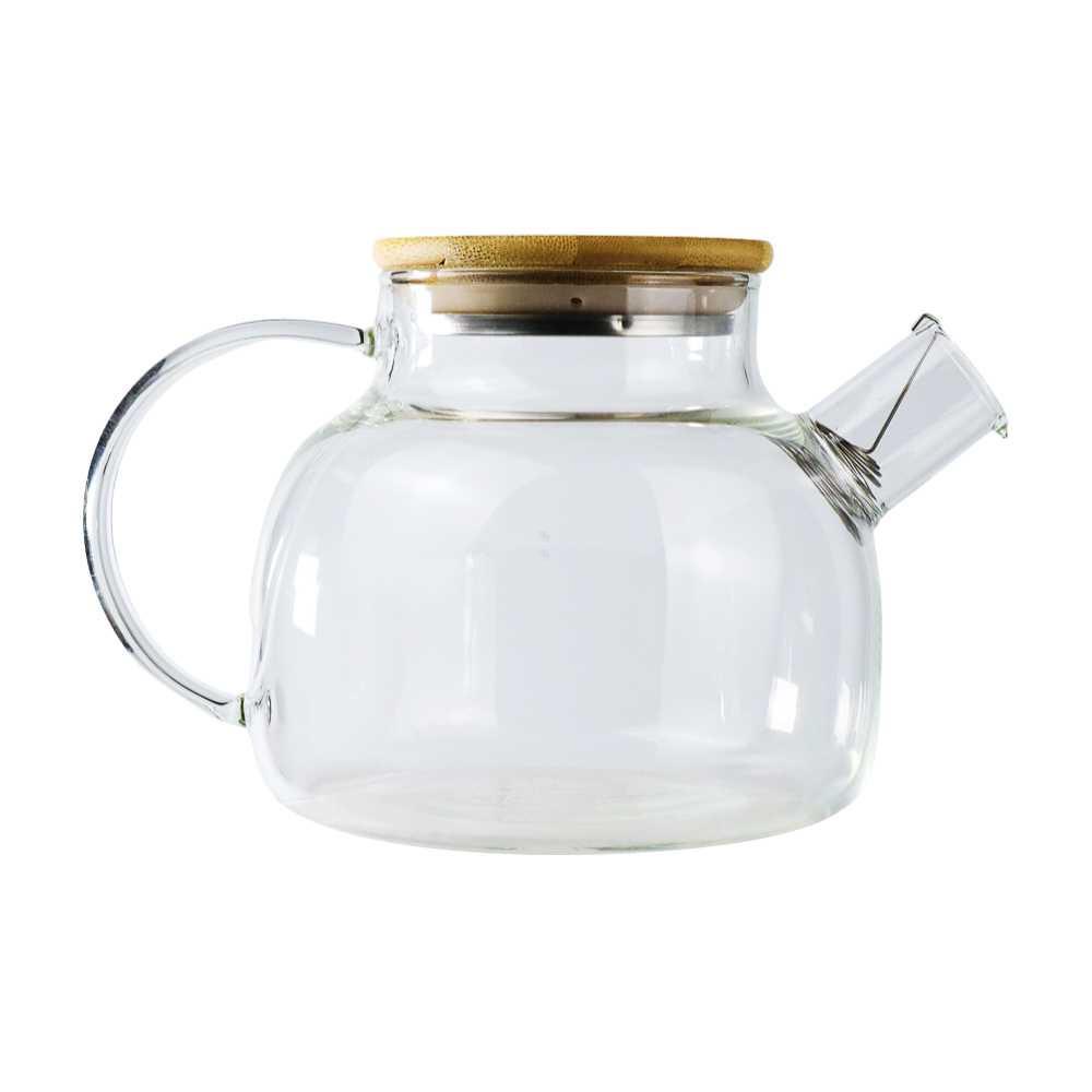 One Two Cups Teko Pitcher Teh Chinese Teapot Maker Glass 1L BR-384