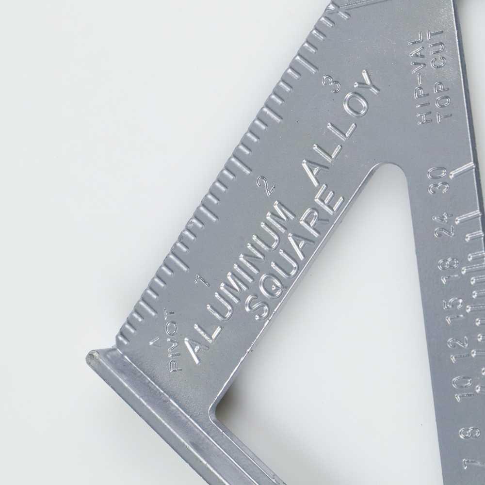 Taffware Penggaris Siku Mistar Triangle Ruler Aluminium - VK18