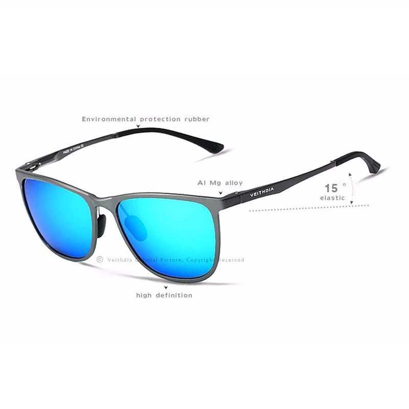 VEITHDIA Kacamata Retro UV Polarized Sunglasses 623