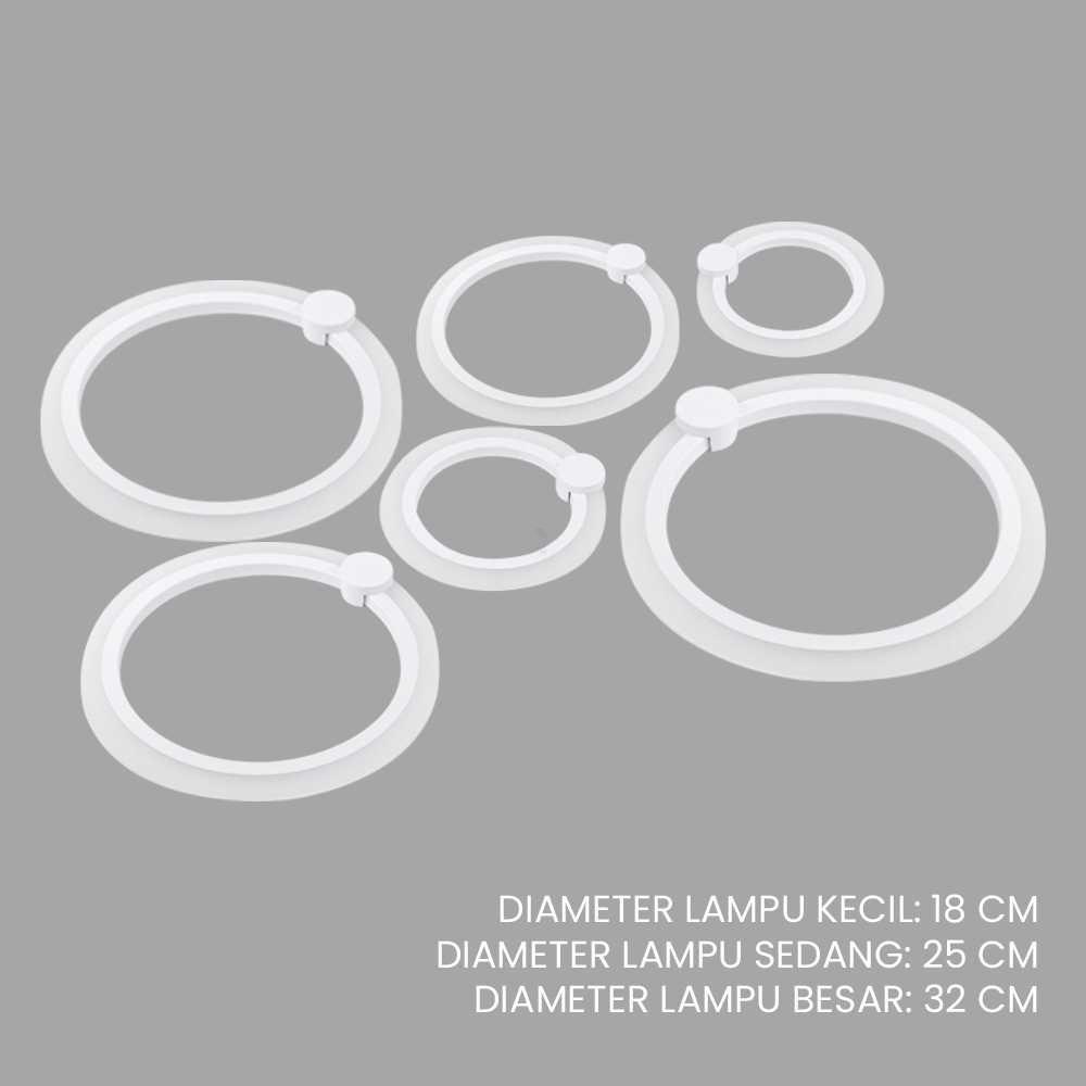 MINGKO Lampu LED Plafon Ceiling Dimmable 70W 6 Ring 3 In 1 Color 0528 Lampu Tempel Kamar Lampu Tempel Kamar Lampu Teras Tempel Lampu Teras Tempel Rumah Aesthetic Rumah Aesthetic Lampu Taman Outdoor Lampu Taman Outdoor Lampu Tempel Cas Lampu Tempel Cas Lam