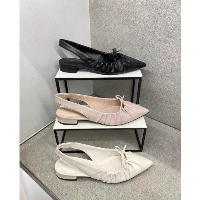 Sepatu Sandal Wanita Flat Shoes Charles & Keith Original Store 0118