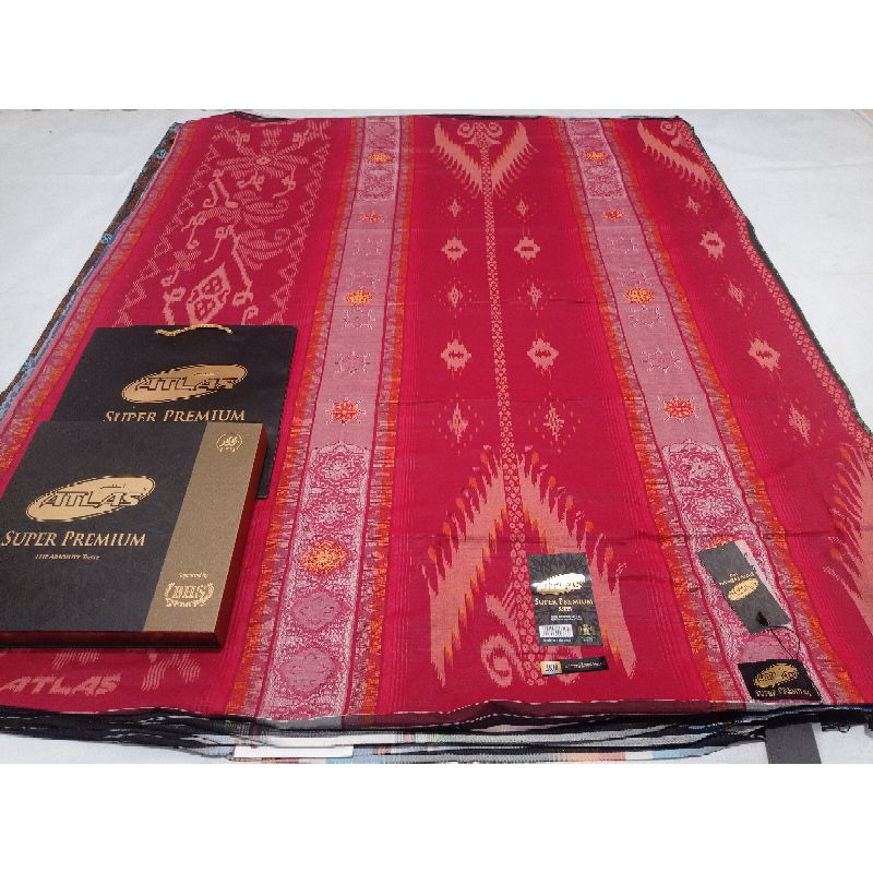 Sarung Atlas Super Premium 955 Motif BHS  Free Paperbag