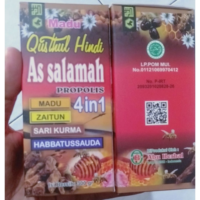 

Madu As Salamah Plus Propolis 4 in 1 Assalamah 350gr