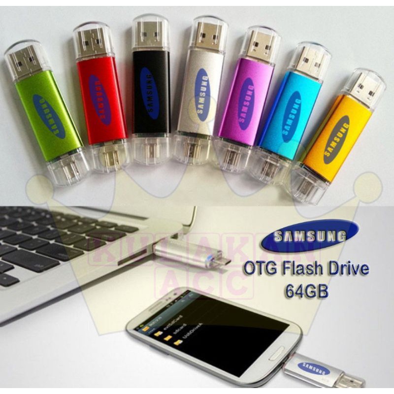 FLASDISK OTG SMASUNG DUAL FLASDRIVE 64GB /32GB /16GB /8GB /4GB /2GB/ FALSDISK OTH