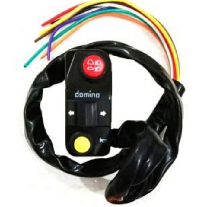 Holder Saklar kiri Besi 3fungsi Domino Universal