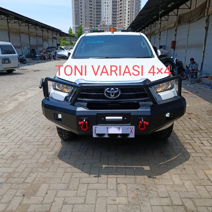 Bullbar Bumper Bemper Depan Double Cabin Hilux Rocco