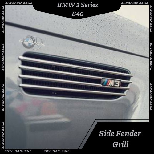 Side Fender Grill Vents BMW e46 M3 Style