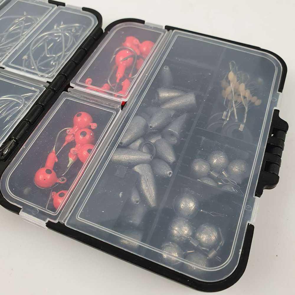 LUSHAZER Kail Pancing Fishing Hook Tackle Box Set 148 PCS JY07 Pancing Kail Pancing Pancingan Pancing Belut Kail Pancing Set Pancing Ikan Mata Pancing Kail Pancing Set Pancing Set Lengkap Alat Pancing Lengkap Pancing 1 Set Kail Belut Pancing Belut Sawah