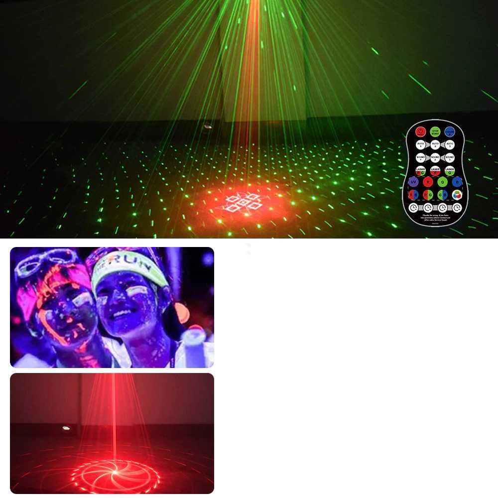 Youe Shone Proyektor Laser LED Lampu Disco DJ 120 Patterns -RGB-62