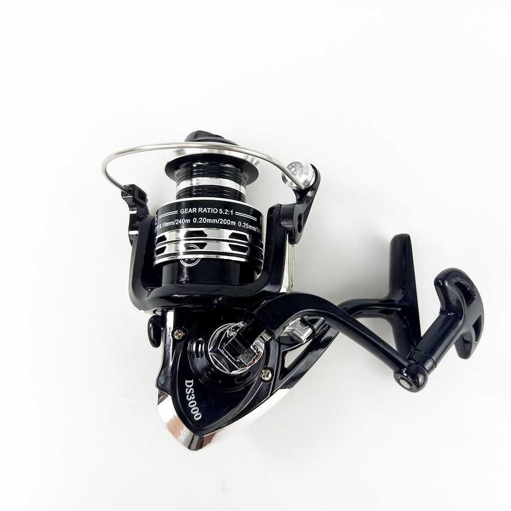 Debao Dark Spider DS3000 Spinning Reel Pancing 5.2:1 12+1 Ball Bearing Pancing Reel Power Handle Ril Pancing Reel Pancing Power Handle Pancing Casting Rell Pancing Power Handle Casting Reel Pancing Mini Reel Casting Reel Baitcasting Real Pancing Power