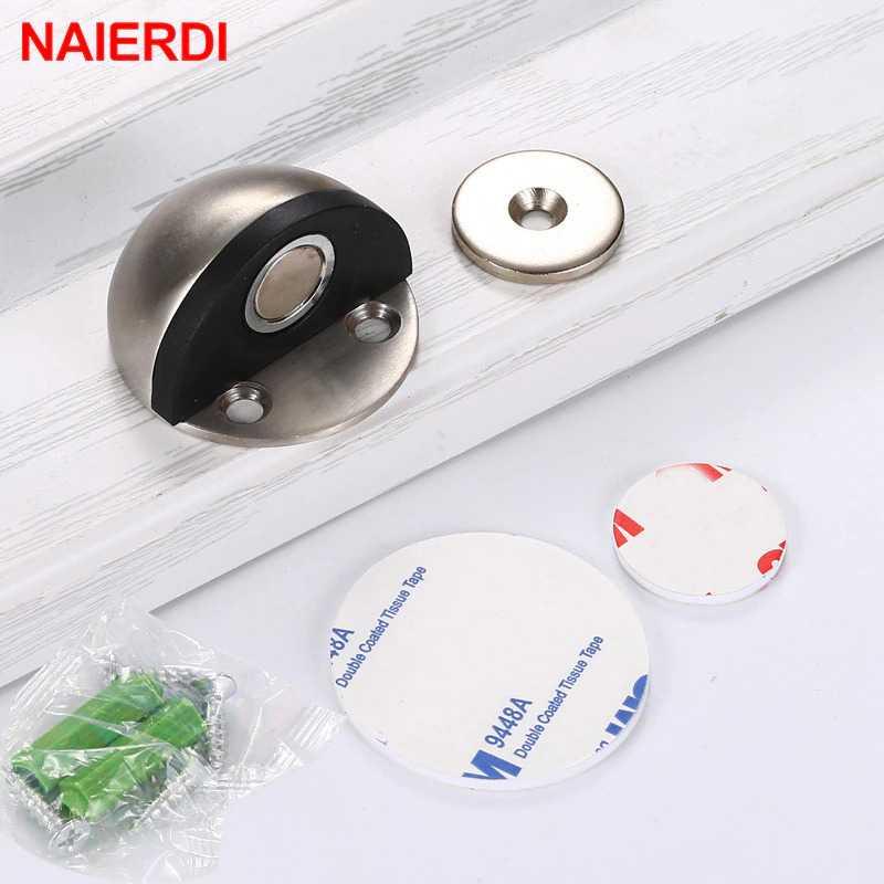 NAIERDI Penahan Pintu Anti-Collision Magnetic Door Stopper - DS-09 Lemari Pintu Kamar Mandi Aksesoris Mobil Magnet Lemari Sliding Penahan Pintu Penutup Pintu Otomatis Door Stopper Penahan Pintu Rumah Penahan Pintu Magnet Penahan Pintu Mobil