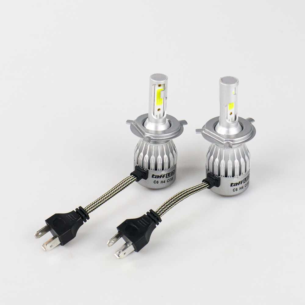 TaffLED Lampu Mobil Headlight LED H4 COB 2 PCS - C6