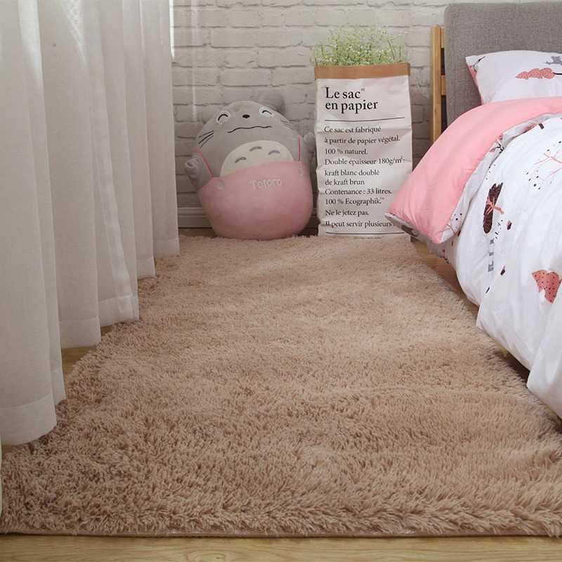 DRESHOME Karpet Matras Bulu Non-Slip Living Room Rug 80x120cm DE2002 Karpet Bulu Karpet Ruang Tamu Karpet Bulu Kamar Tidur Kamar Aesthetic Karpet Bulu Tebal Karpet Aesthetic Karpet Bulu 200X200 Karpet Bulat Karpet Bulu Rasfur Karpet Anti Slip Anti Slip
