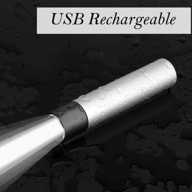 Albinaly Senter LED Mini USB Rechargeable Battery Cree XPE G-S199