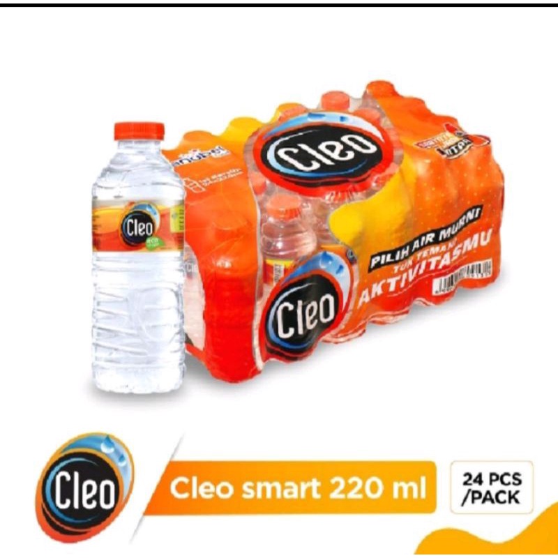 

Cleo botol mini smart 220ml x 24pcs