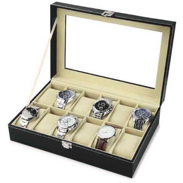 Rhodey Kotak Jam Tangan Luxury 12 Slot - Z-0003