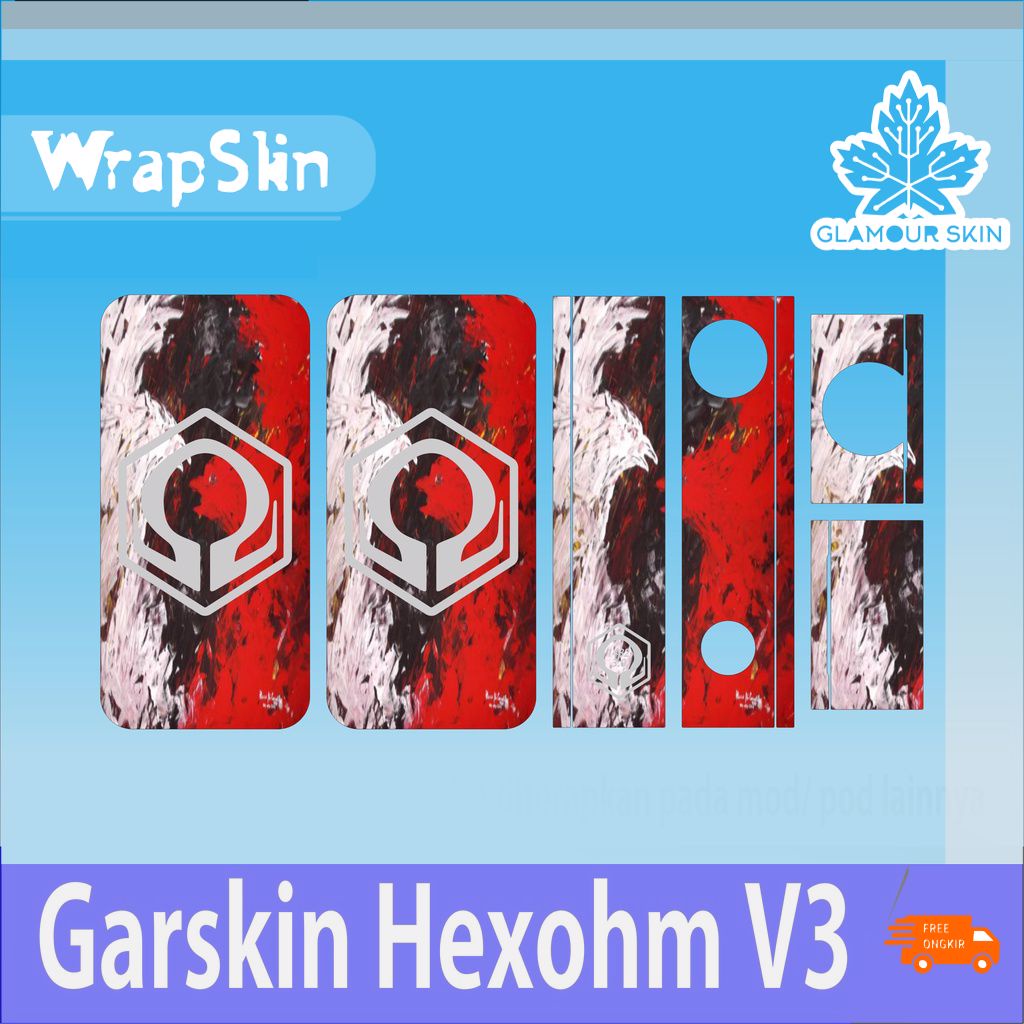 Premium Hexohm V3 Anodized Garskin skin Wrap Custom & COD