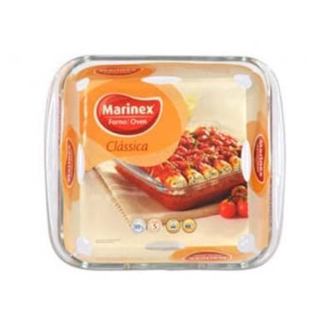Marinex 6222 Loyang Kaca Segi Persegi Oven Safe Pyrex Piring Saji