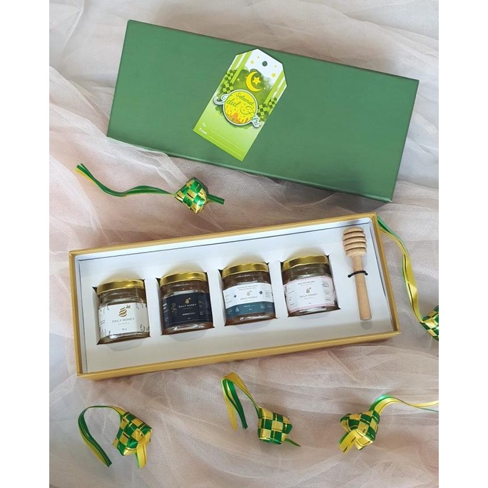 

Promo Hampers Parcel Hadiah Lebaran Mubarak Ramadhan Ramadan Madu 4 Botol