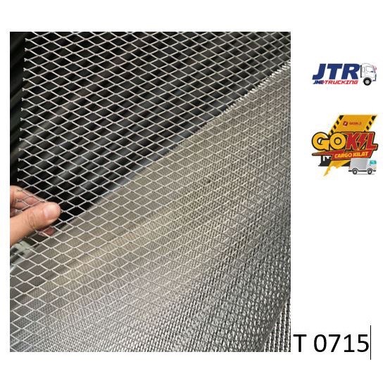 Terlaris Expanded Metal Mesh T 0715 Ukuran 1.20 X 2.40M - Kawat Ram Besi - Wire