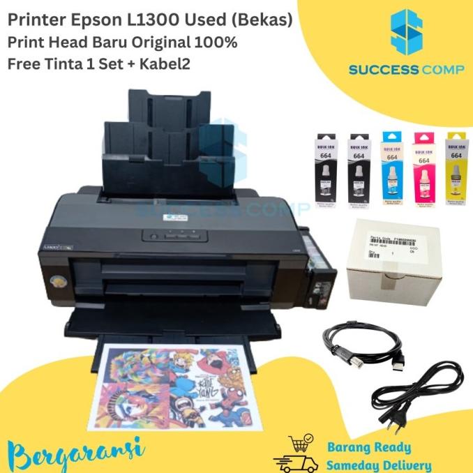 Printer Epson L1300 A3+ Second | Print Head Baru Original | Bergaransi