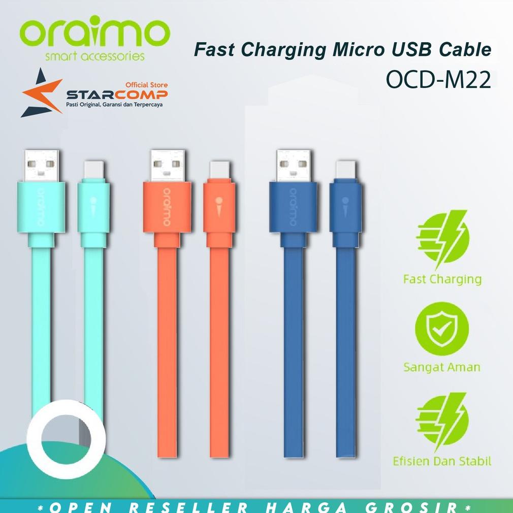 Kabel Data Oraimo OCD-M22 Fast Charging Micro Usb