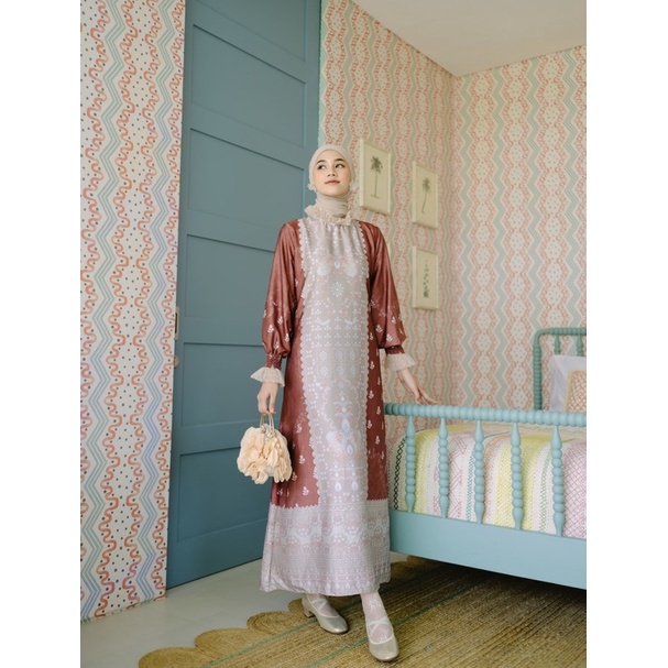 INARA DRESS MAROON S/M by haideeorlin ENOLA DRES READY