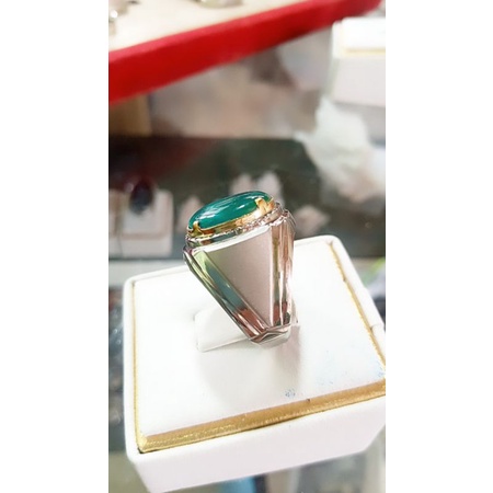 emban ikat ring monel handmade .kombinasi . kosongan tanpa batu