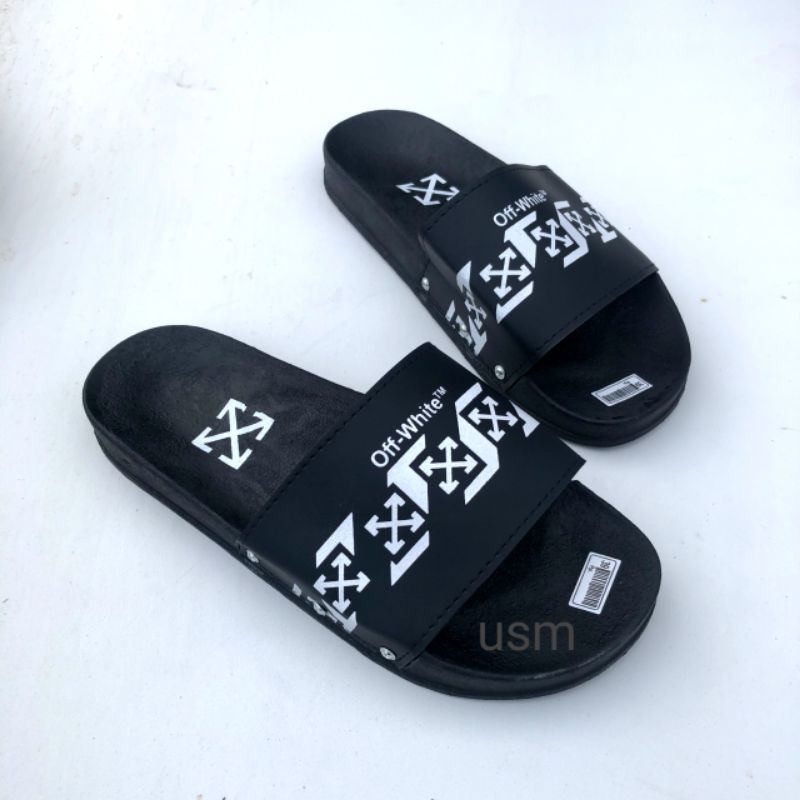 100% AMAN Sandal Slop Pria dewasa sandal slop pria karet model terbaru sandal slop pria karet empuk