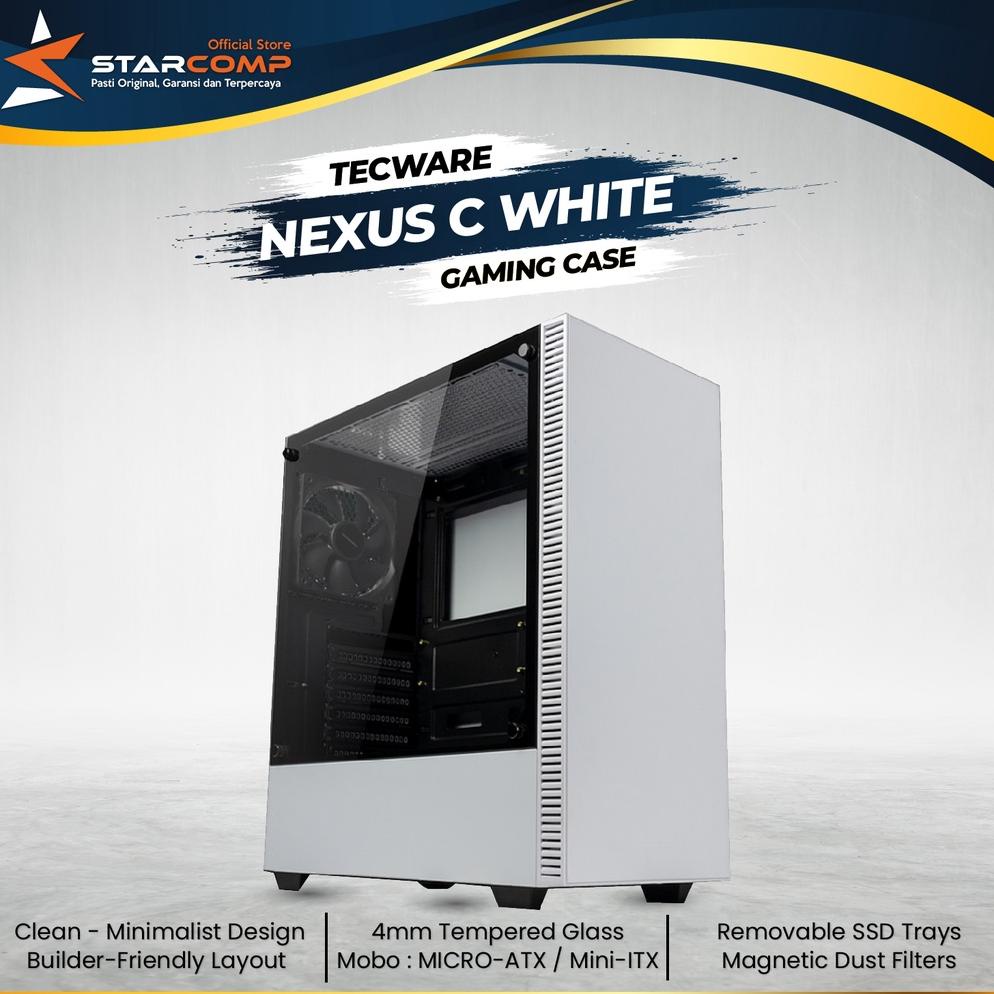 Tecware Nexus C Tempered Glass Mid Tower Chassis