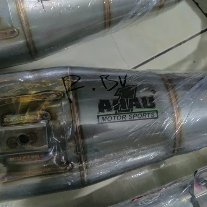 Knalpot Ahau Ninja R/Rr Type 39 Perut L Stainles Original