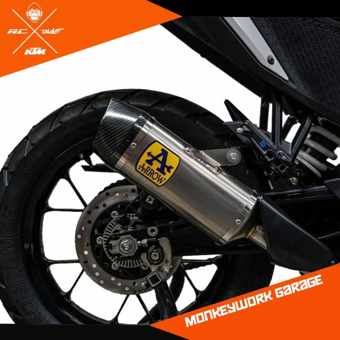 Knalpot Arrow Indy Race Titanium 390 Adventure