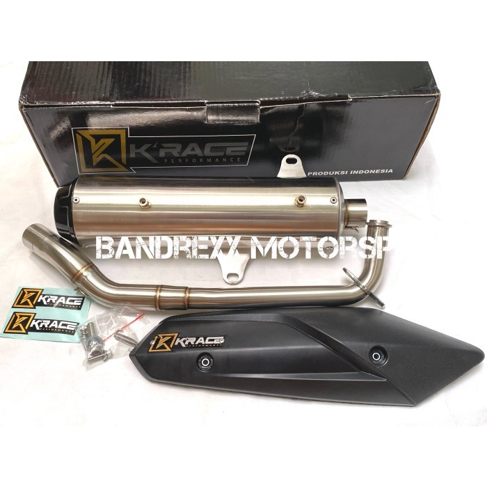 Knalpot Krace Standar Racing Stainless Steel For All Nmax 2020 Up